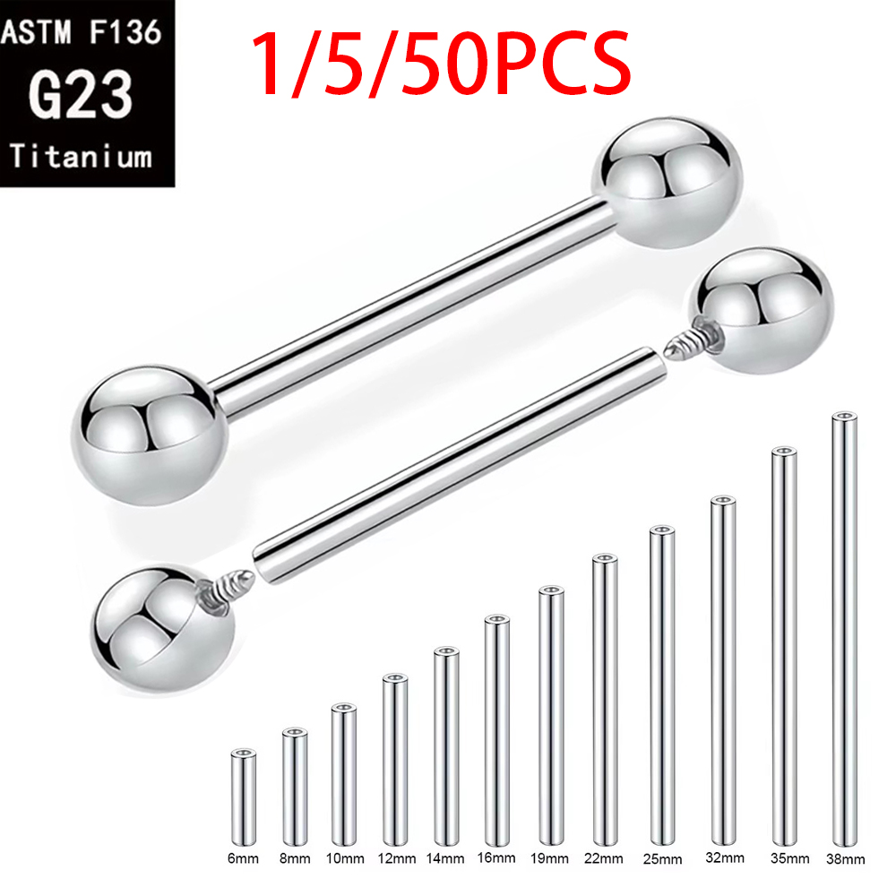 Body Jewelry Implants - 1/5/50PCS ASTM F136 Implant Grade Titanium