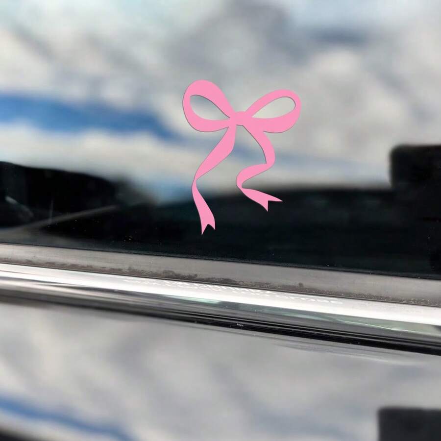 1 Pc Bow Car Decal, Vinyl Girl - Body Jewelry Rings review and price