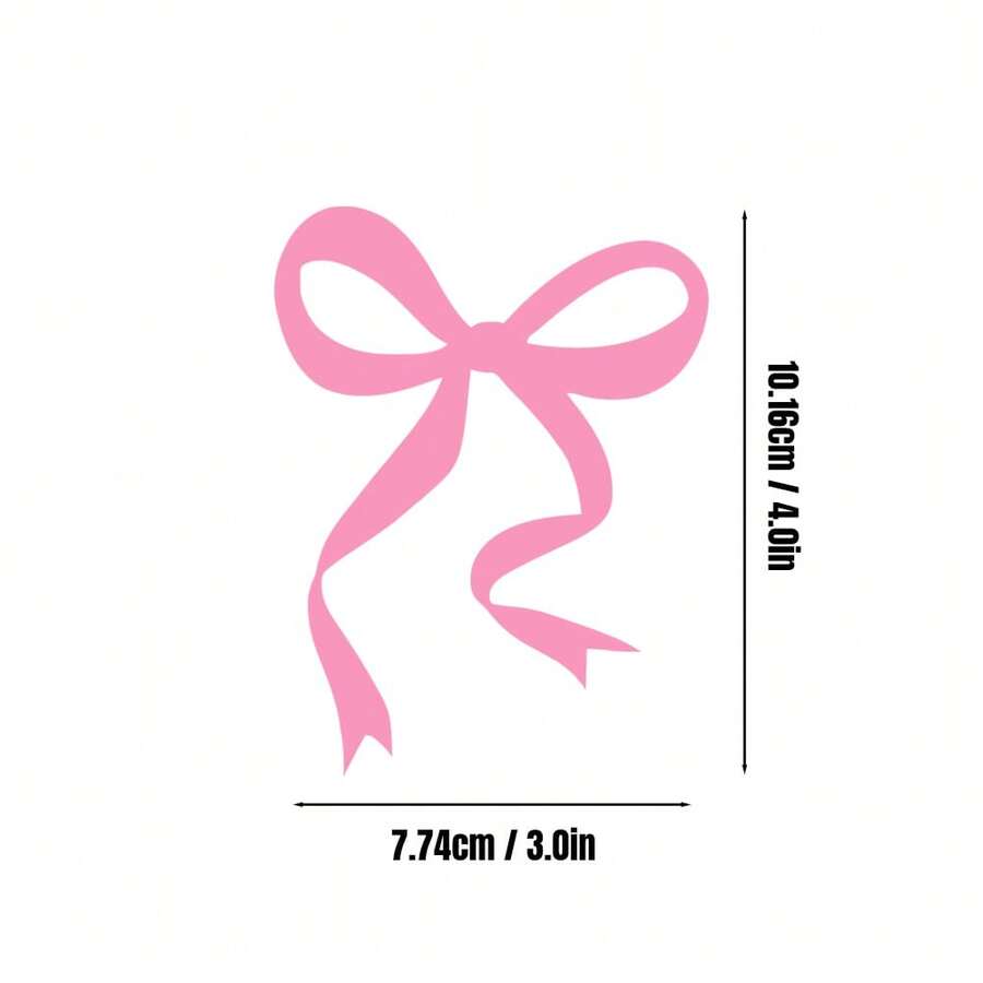 1 Pc Bow Car Decal, Vinyl Girl - Body Jewelry Rings review and price