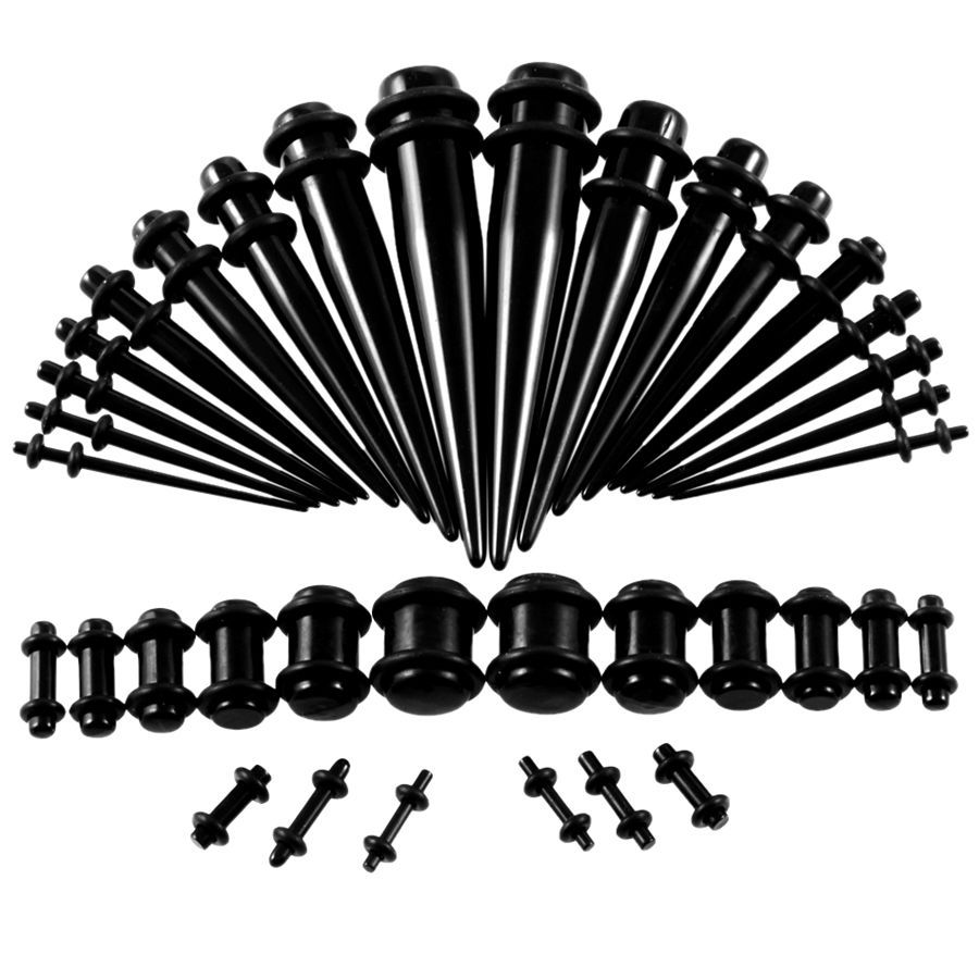 36pcs/lot Acrylic Ear Gauge Ta - Body Jewelry Gauges review and price