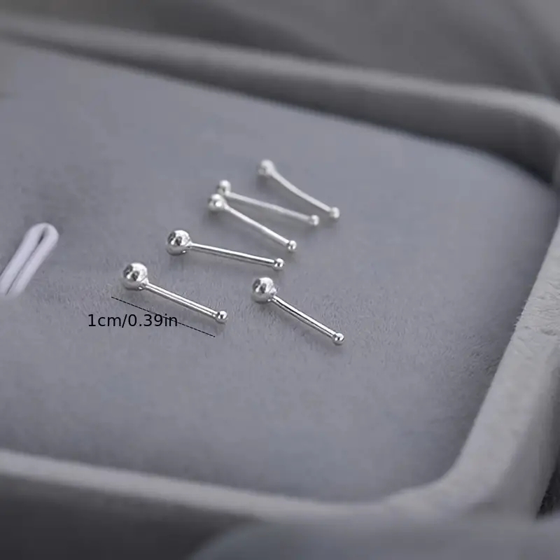 2pcs Ear Piercing Silver Needl - Body Jewelry Implants review and price