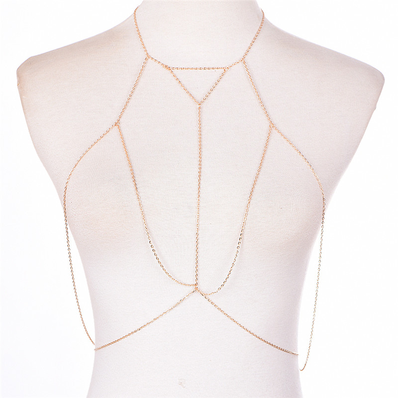 Gold Silver Fashion Link Chain - Body Jewelry Necklace review and price
