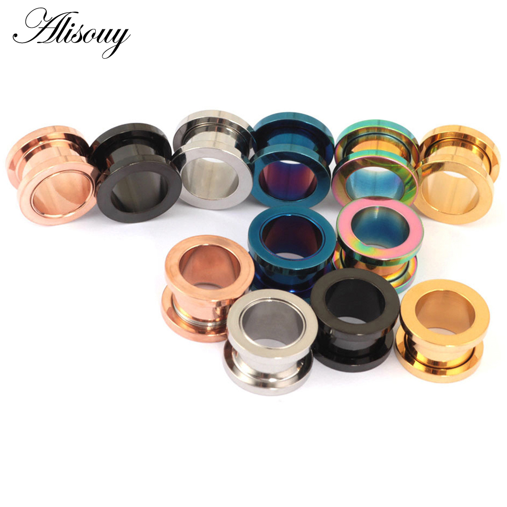 1pc 2mm-25mm Stainless Steel E - Body Jewelry Gauges review and price