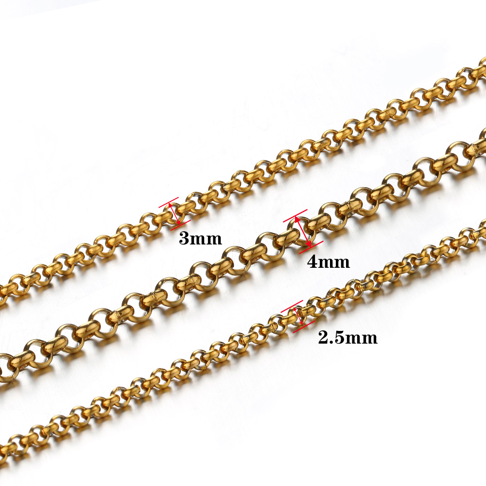 1 Meter 2-4mm Stainless Steel  - Body Jewelry Necklace review and price