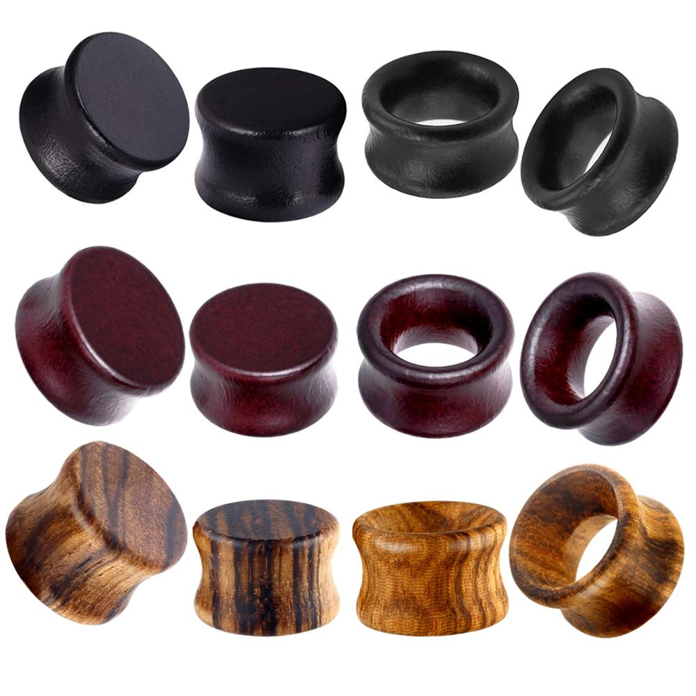 JUNLOWPY 2g 0g 00g Wood Flesh  - Body Jewelry Gauges review and price