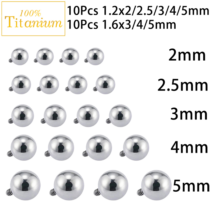 10Pc Implant Grade ASTM G23 Ti - Body Jewelry Implants review and price