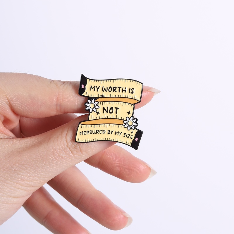 Body Positivity Self Love Pin  - Body Jewelry Measurements review and price