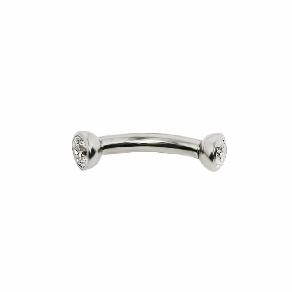F136 Titanium Piercings Eyebro - Eyebrow Curved Barbell review and price