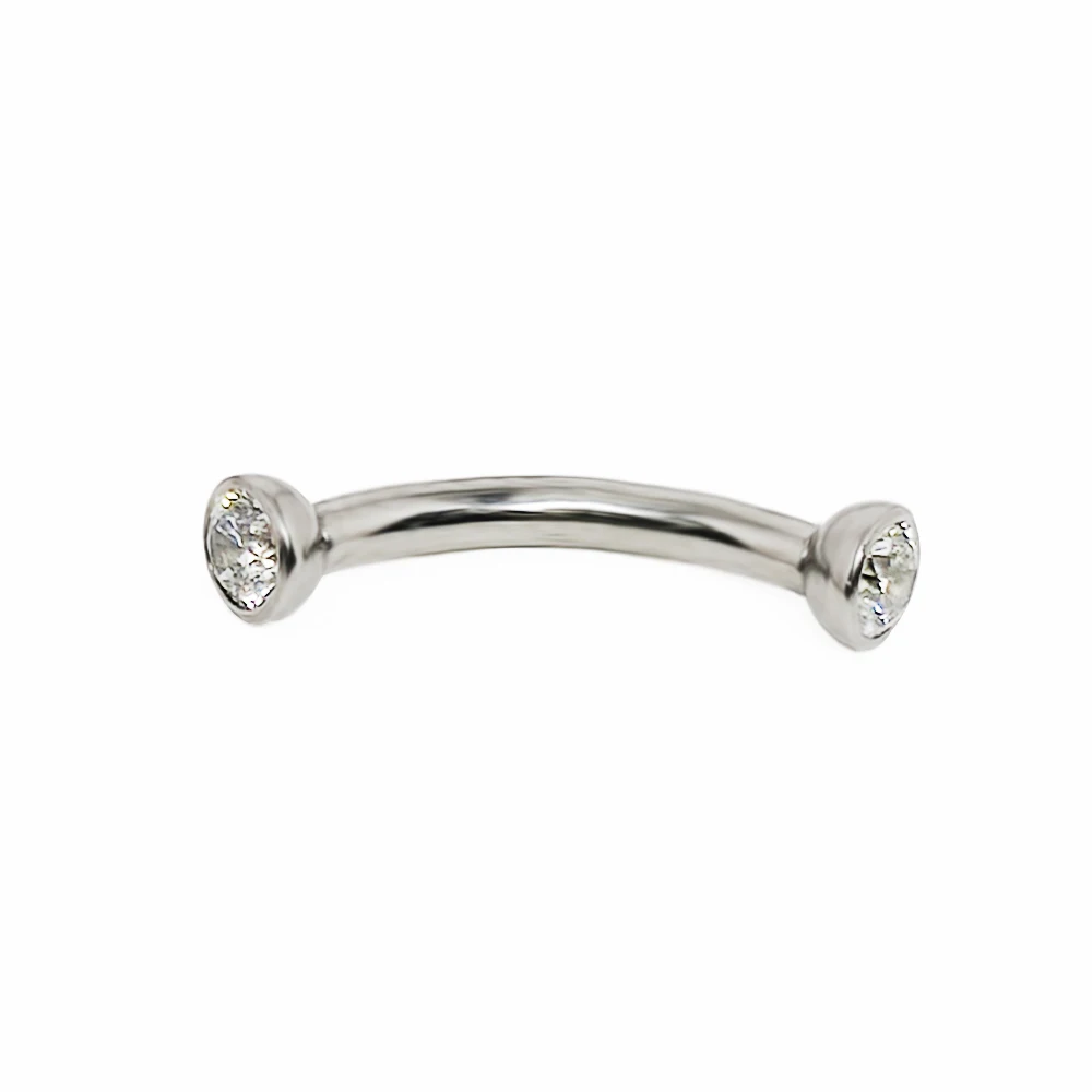 F136 Titanium Piercings Eyebro - Eyebrow Curved Barbell review and price
