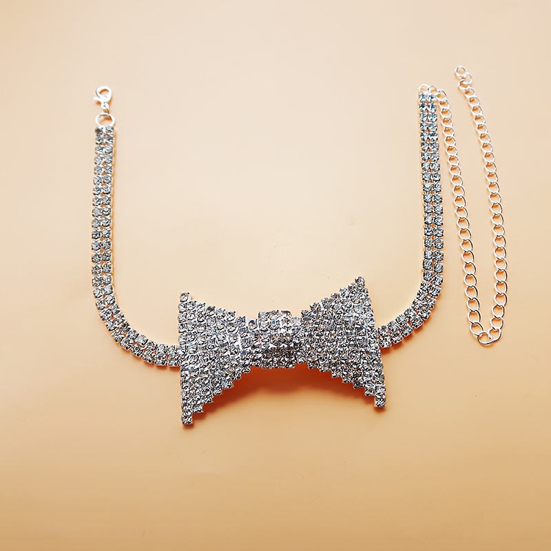 Exquisite Elegant Rhinestone B - Body Jewelry Necklace review and price