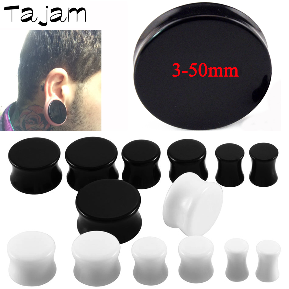 1 Pair 3mm-50mm Big Size Solid - Body Jewelry Gauges review and price