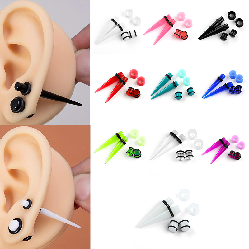 50pcs Acrylic Spike Ear Gauges - Body Jewelry Gauges review and price