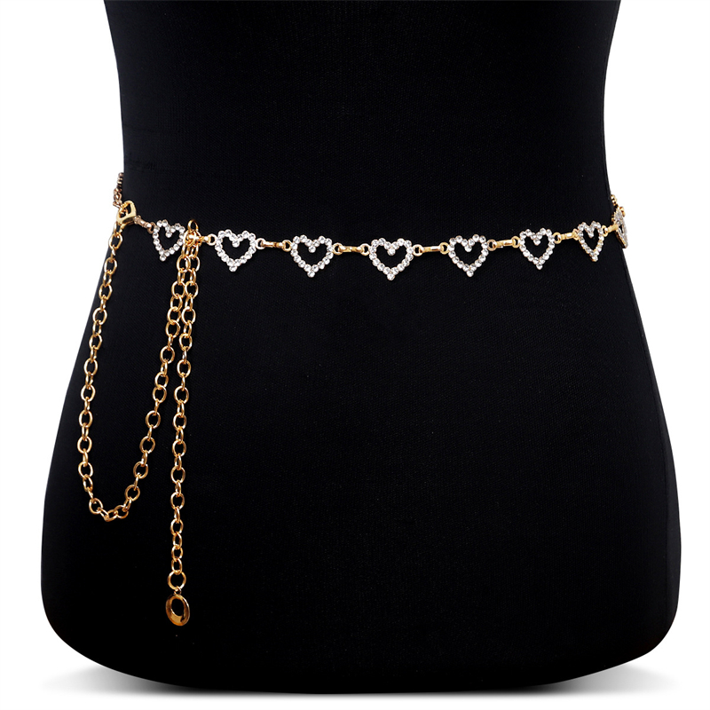 Fashion Rhinestone Heart Waist - Qualiti Body Jewelry review and price