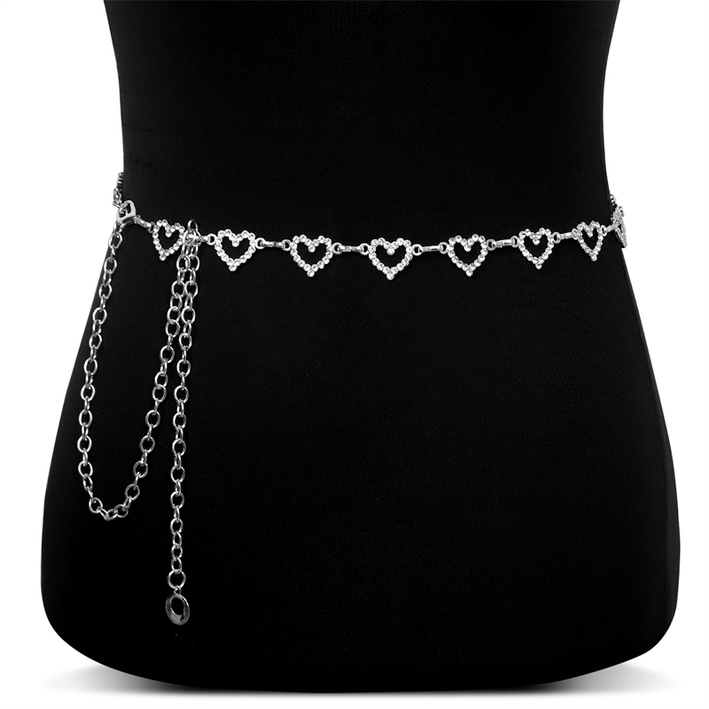 Fashion Rhinestone Heart Waist - Qualiti Body Jewelry review and price