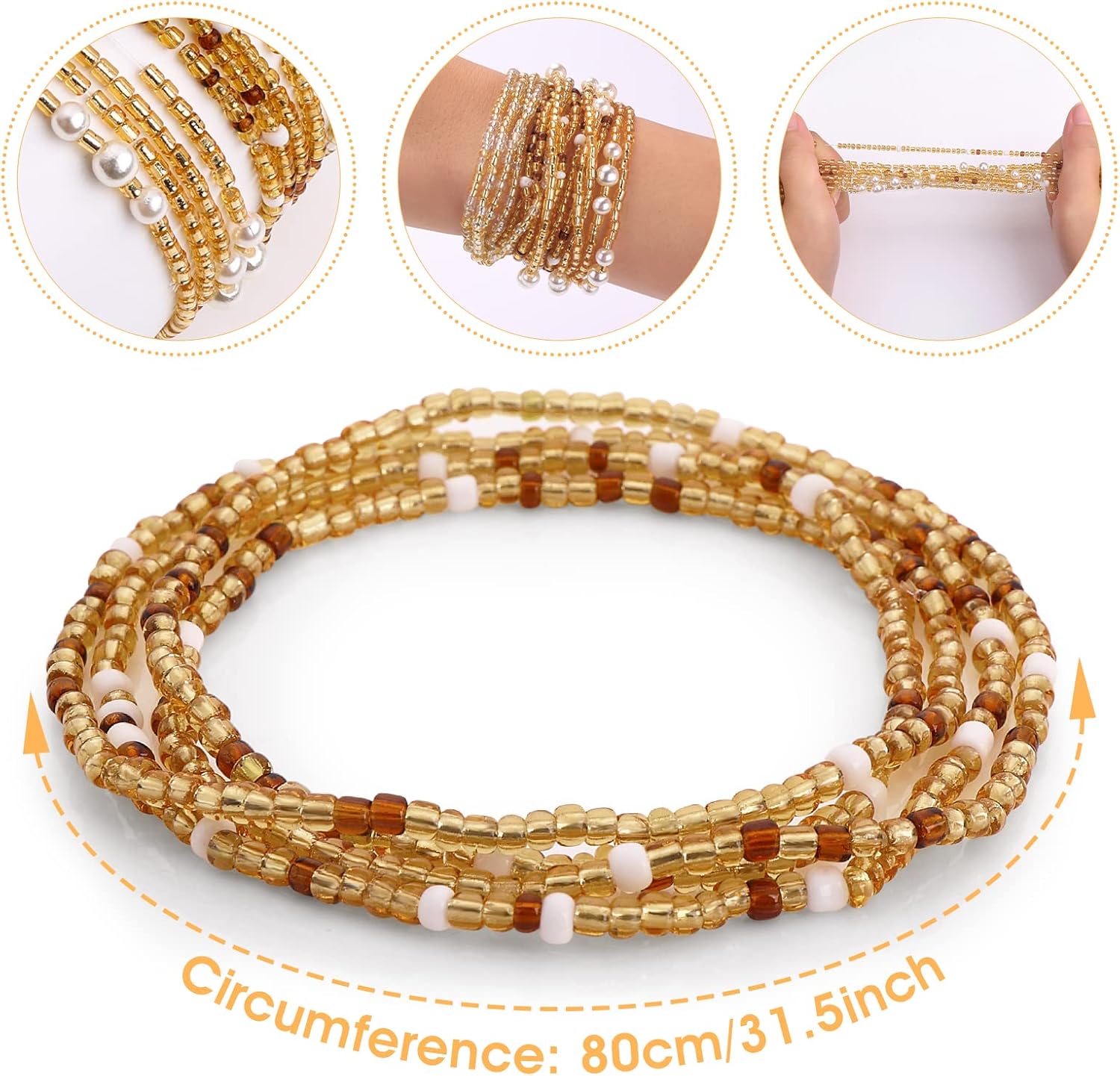 Waist Beads for Women Belly Be - Qualiti Body Jewelry review and price