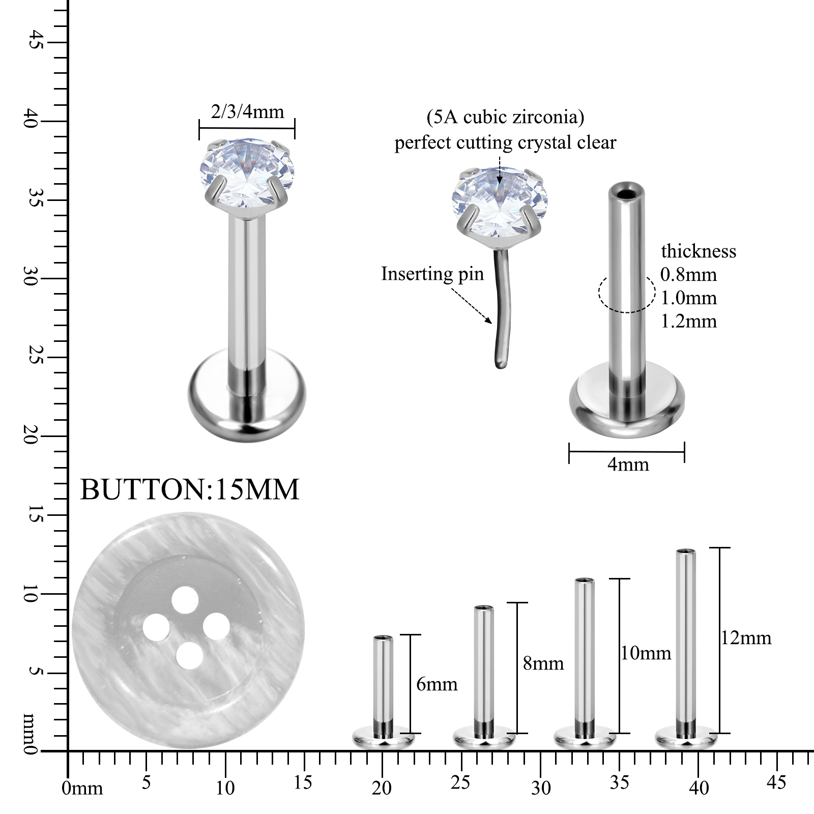 F136 G23 Implant Grade Titaniu - Body Jewelry Implants review and price