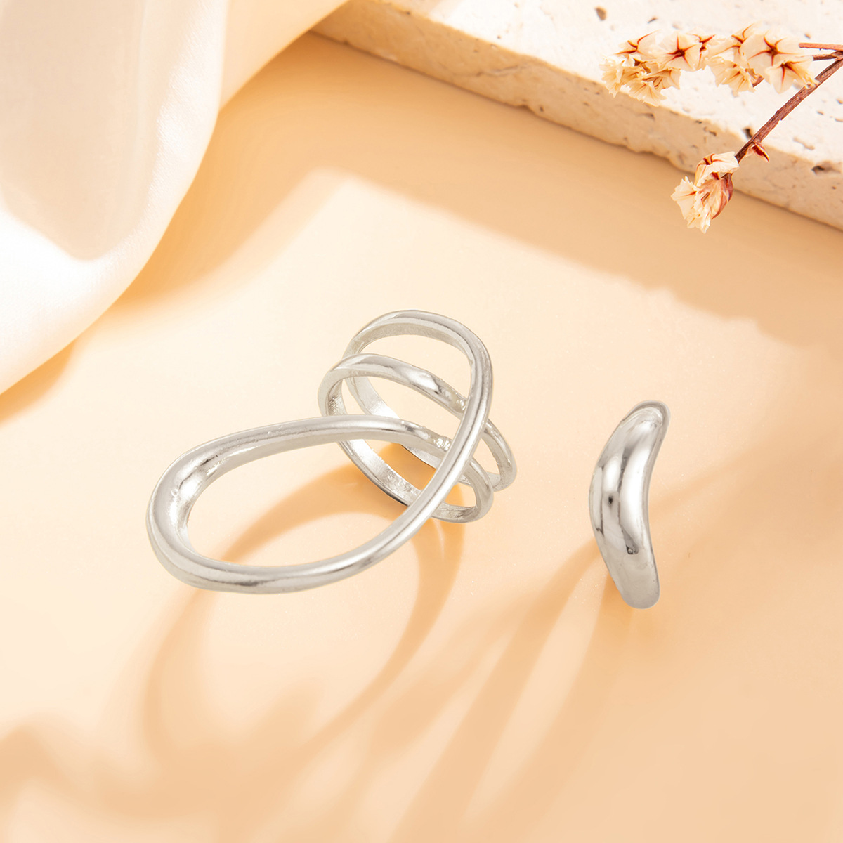 Gold Minimalist Irregular Toe  - Body Jewelry Rings review and price