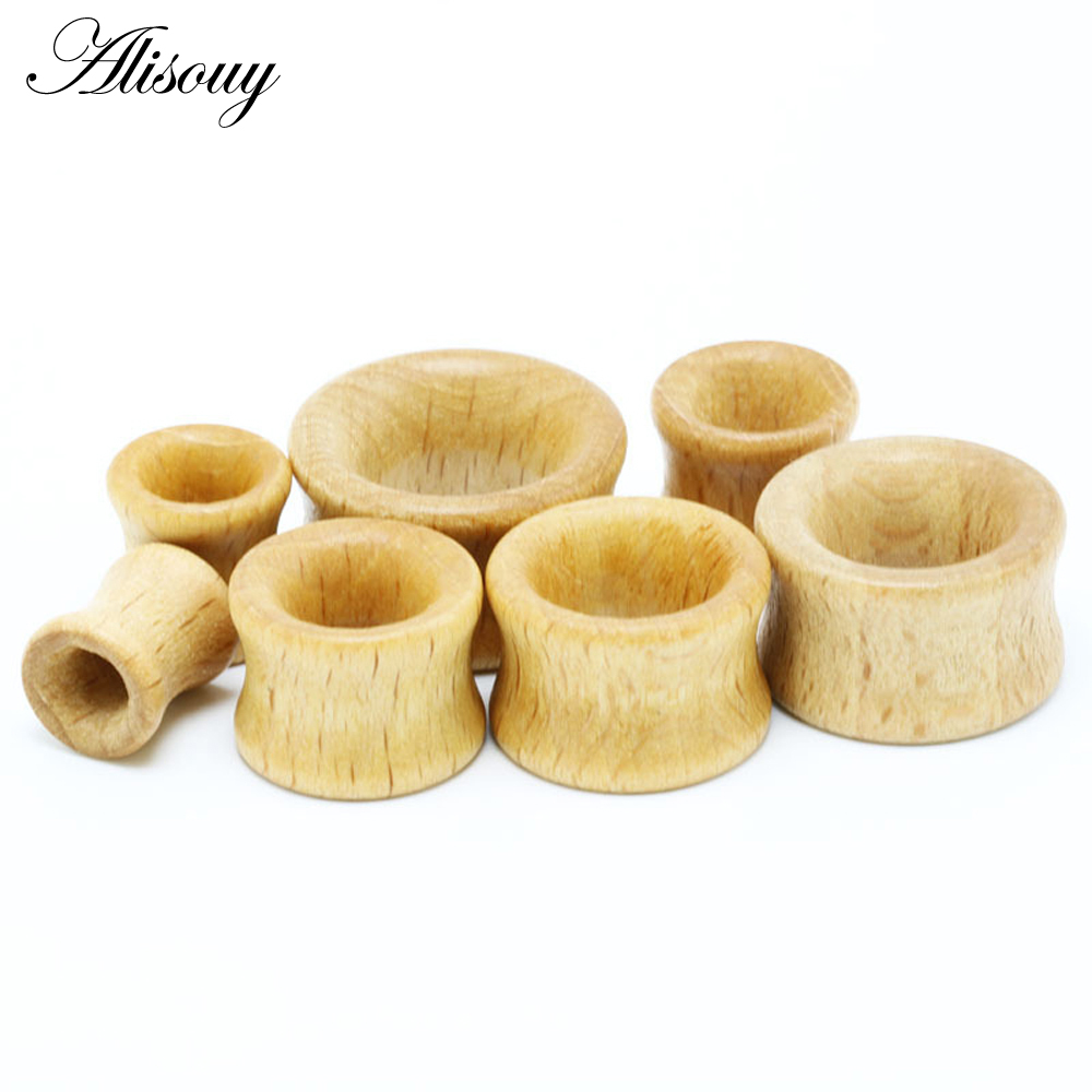 1PC Fashion Ear Plugs Wood Fle - Body Jewelry Gauges review and price