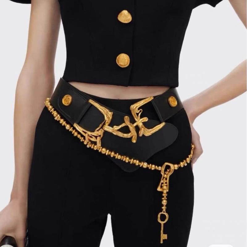 Exaggerated Irregular Beaded C - Body Jewelry Necklace review and price