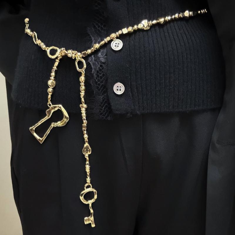 Exaggerated Irregular Beaded C - Body Jewelry Necklace review and price