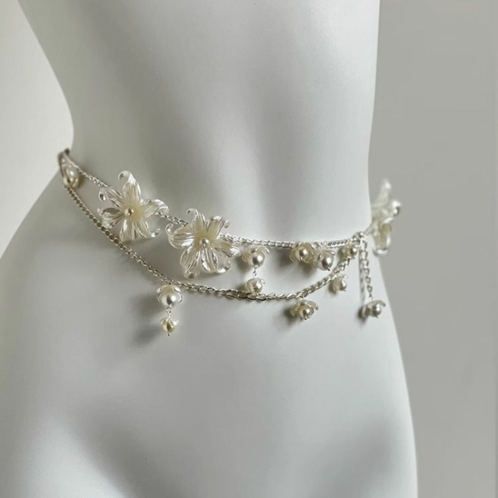 Fashion Elegant Pearl Waist Ch - Qualiti Body Jewelry review and price
