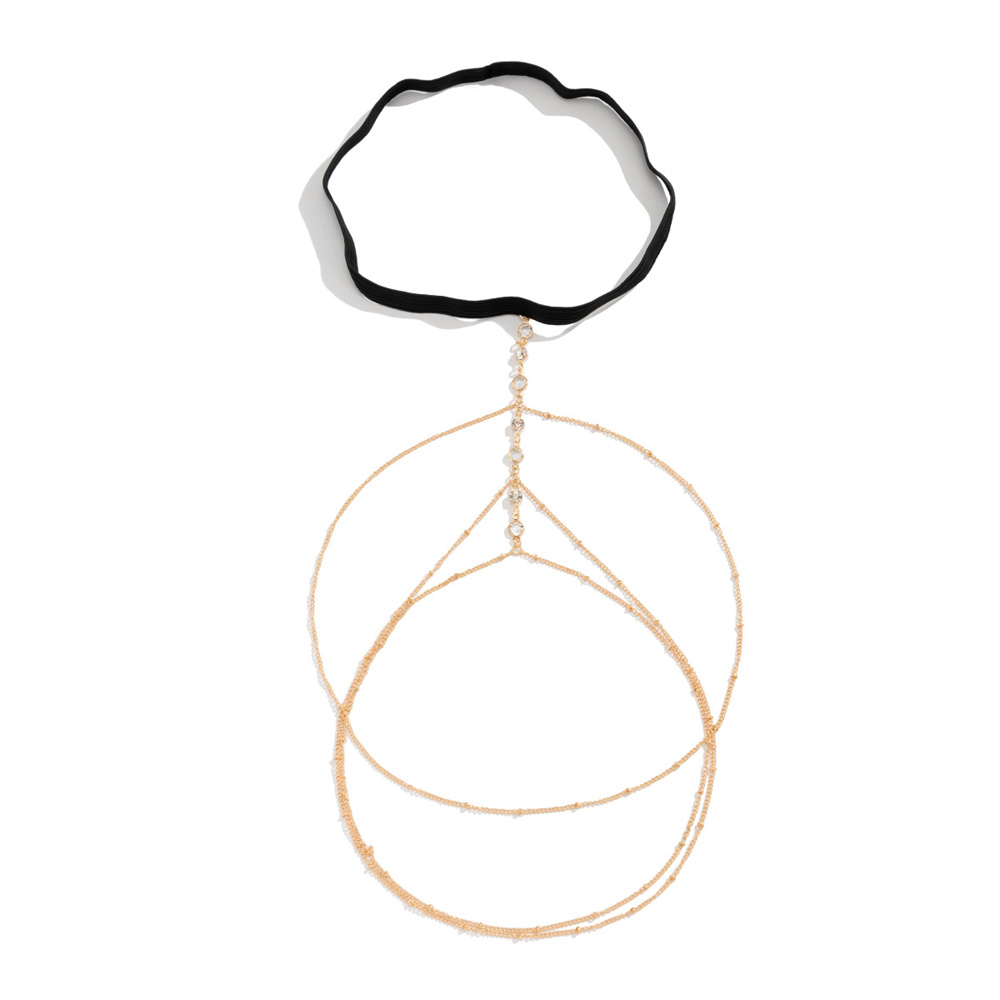 Boho Elastic Band Crystal Leg  - Qualiti Body Jewelry review and price