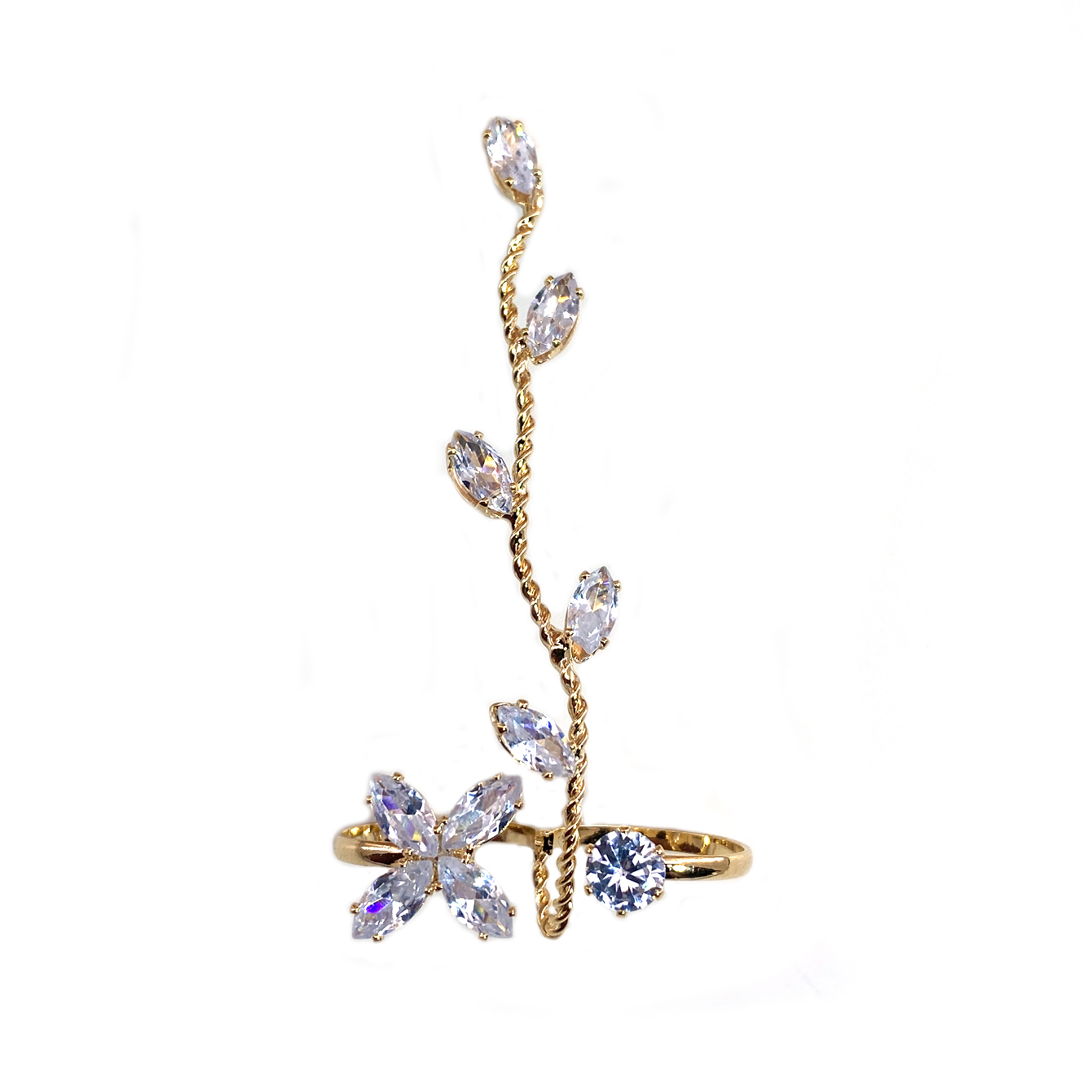 1pc Exquisite Zircon Foot Ring - Body Jewelry Rings review and price